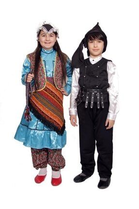 Karadeniz Yöresel Kız Çocuk Kostüm SDC876TYFKJH