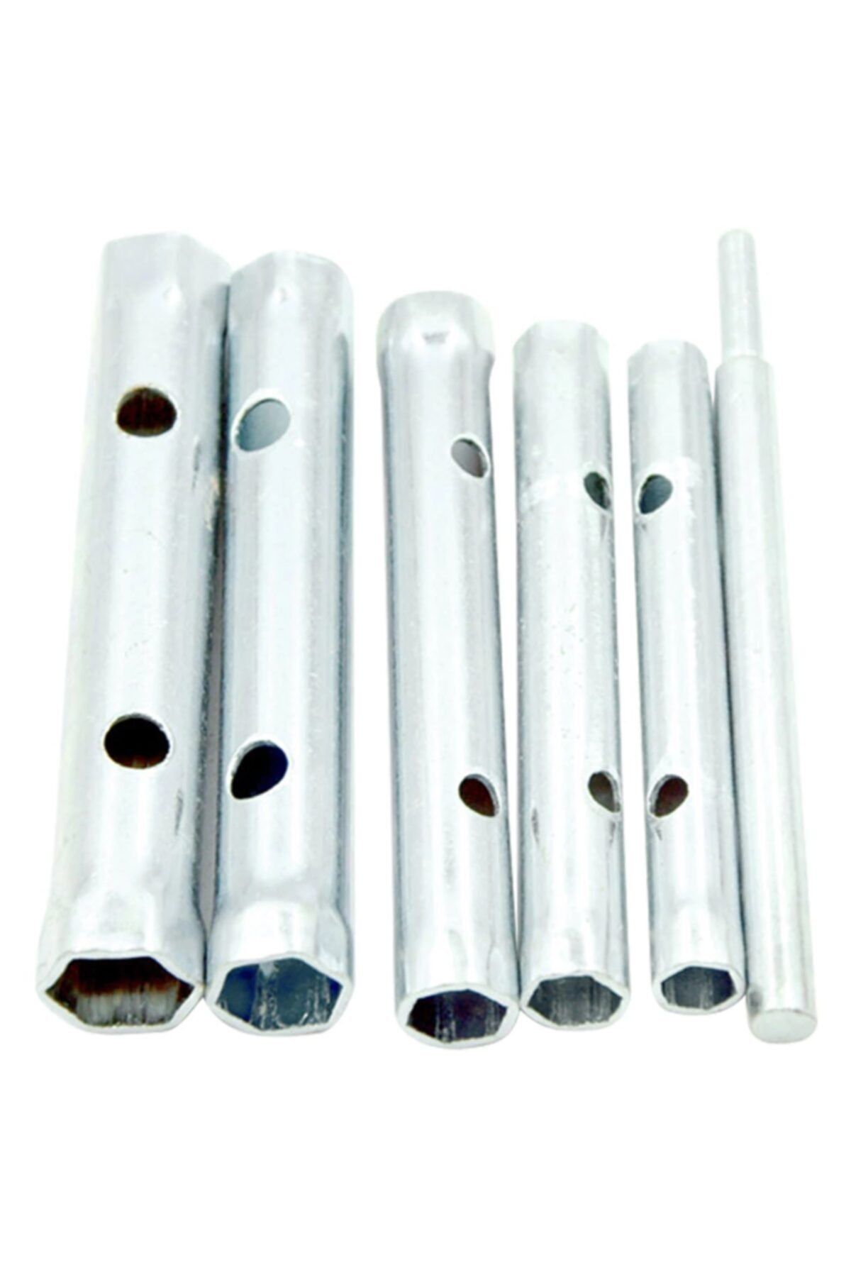 Depolife-Pipe Socket Wrench Set Sleeve Type T Handle Spark Plug Wrench Set 5 Piece Pipe Socket Set 8mm-17mm 5