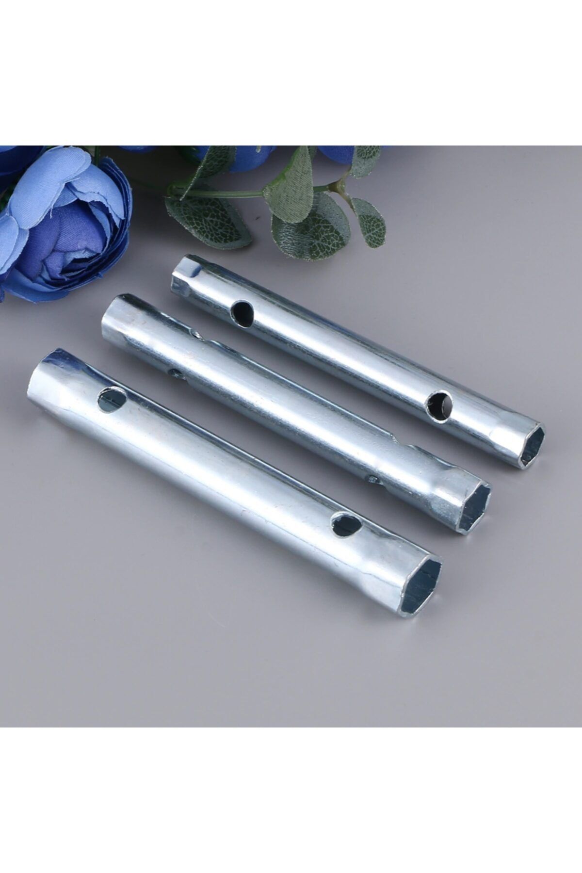 Depolife-Pipe Socket Wrench Set Sleeve Type T Handle Spark Plug Wrench Set 5 Piece Pipe Socket Set 8mm-17mm 7