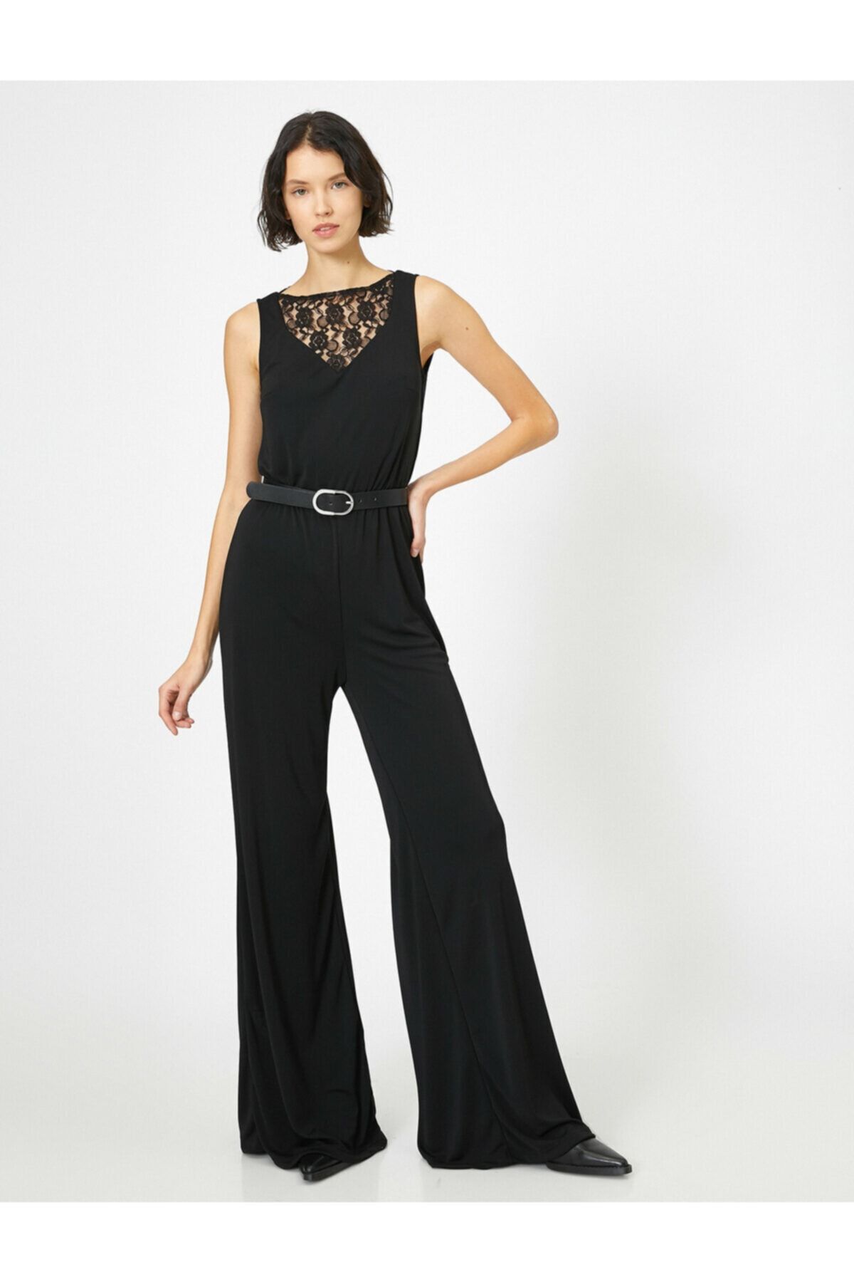 Lace detail jumpsuit clearance