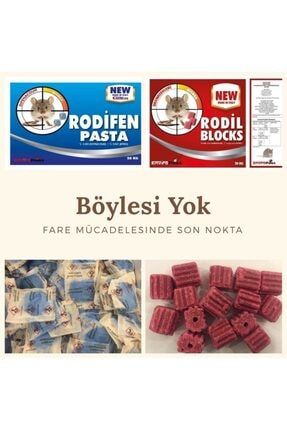 Rodifen 10kg Pasta Fare Kemirgen Sıçan Zehir Ilacı 9898545421