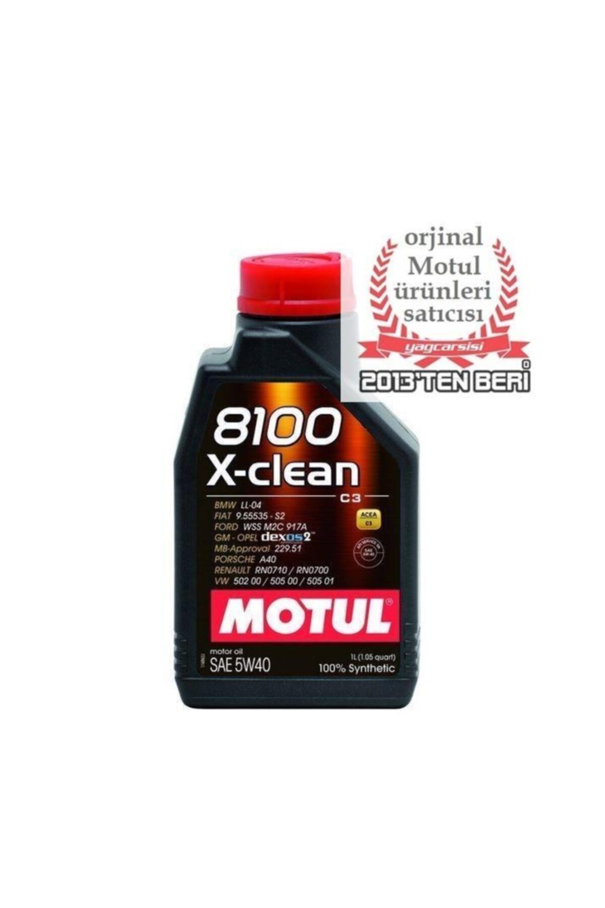 Motul 8100 X-clean 5w40 1 Litre - Fiyatı, Yorumları