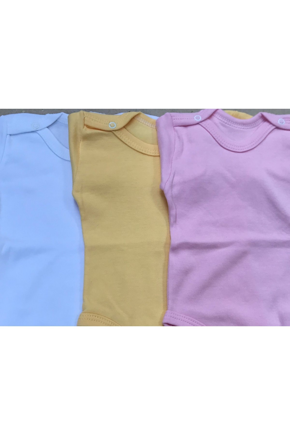 بادی نوزادی دخترانه سفید bebedino | 1401119 اورجینال - تصویر 3