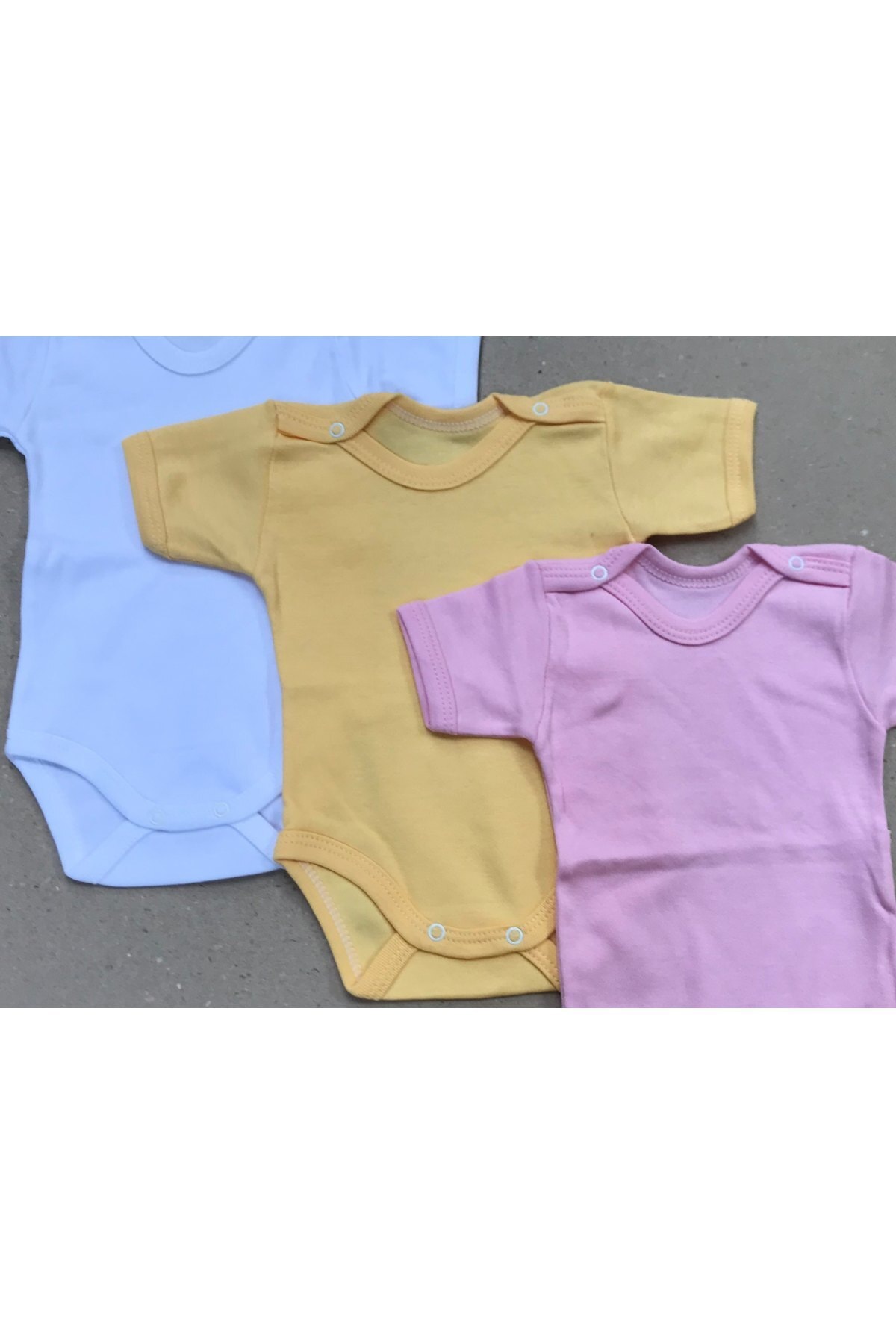 بادی نوزادی دخترانه سفید bebedino | 1401119 اورجینال - تصویر 4