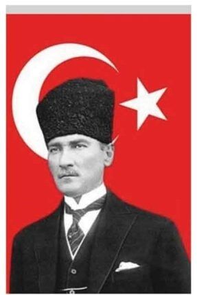 100 Cm X 150 Cm Kumaş Bayrak Atatürk'lü BKT-142