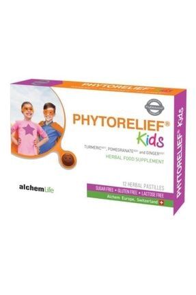Phytorelief Kids Herbal Pastil 12 Adet ALC9055