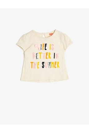 Kız Bebek Ekru T-Shirt 0YMG19695ZK