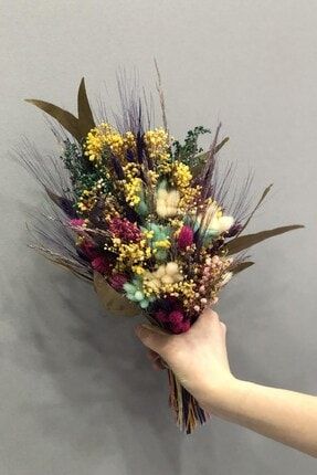 Kurutulmuş Renkli Cipsolu Gelin Çiçeği TXCB57F6A9138