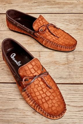 Taba Kroko Erkek Loafer L1501603011