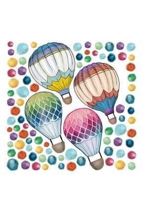 Uçan Balonlar Ve Puantiyeler Iv - Çocuk Odası Sticker Set 93138247A8ST16