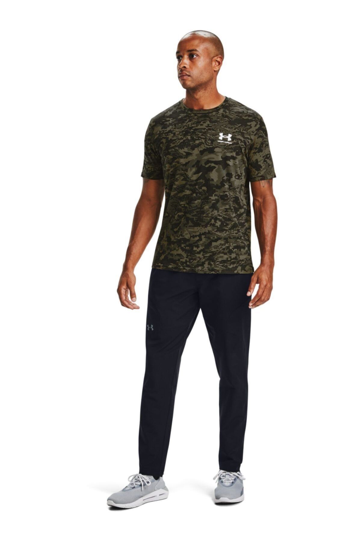 تی شرت ورزشی مشکی مردانه آستین کوتاه ABC Camo 1357727 001 Under Armour