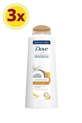 dove kepege karsi nemlendirici bakim sampuani 600 ml x3 fiyati yorumlari trendyol