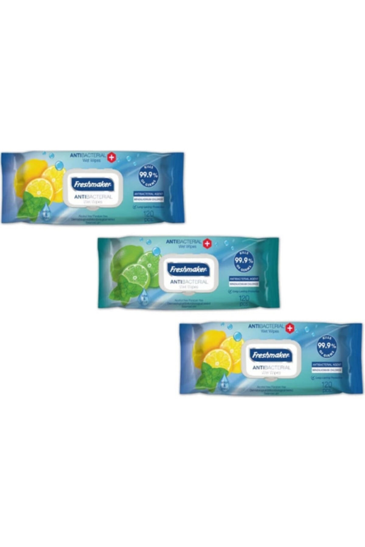 Freshmaker Antibakteriyel Islak Havlu Mendil 3 Paket 360 Yaprak