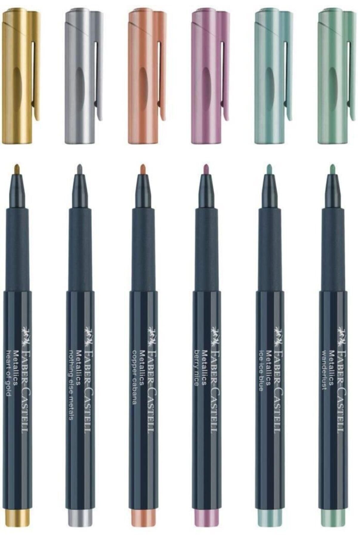 faber castell metalik markor kece uclu