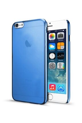Iphone 6s Iphone 6 Şeffaf Soft Ultra Ince Silikon Kılıf - Mavi 17189