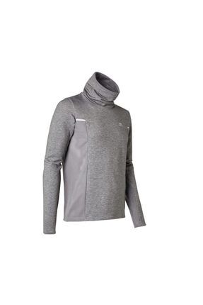 Kalenji By Decathlon Erkek Gri Kosu Sweatshirt Run Warm Trendyol