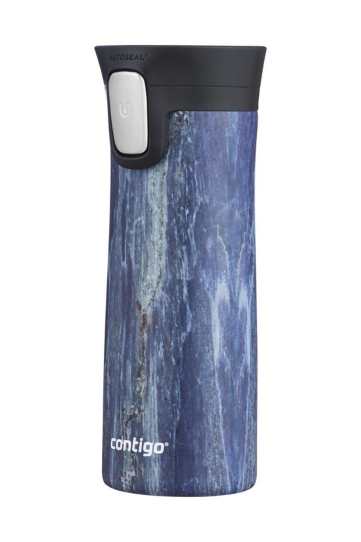 Contigo-Pinnacle Couture ترمس من الفولاذ المقاوم للصدأ قارورة حرارية 420 مل بلو سليت2106511 2