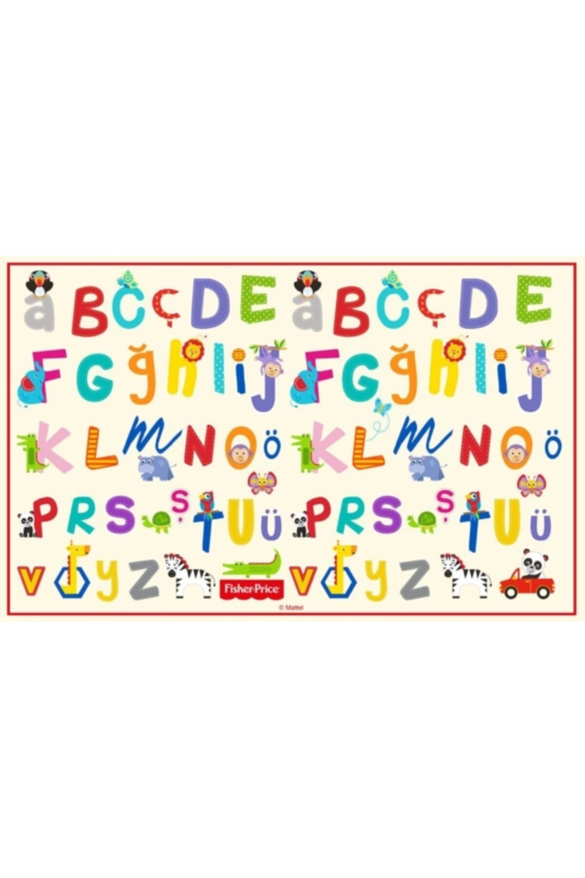 100*160 Eğitici Alfabe Halı