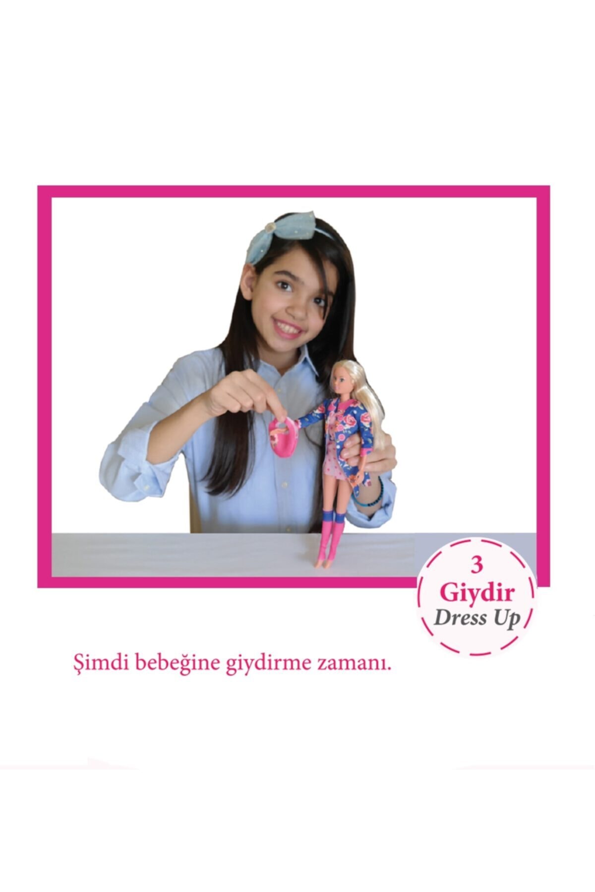 Kes Dik Giydir 35cm Ince Bebek Elbisesi 6
