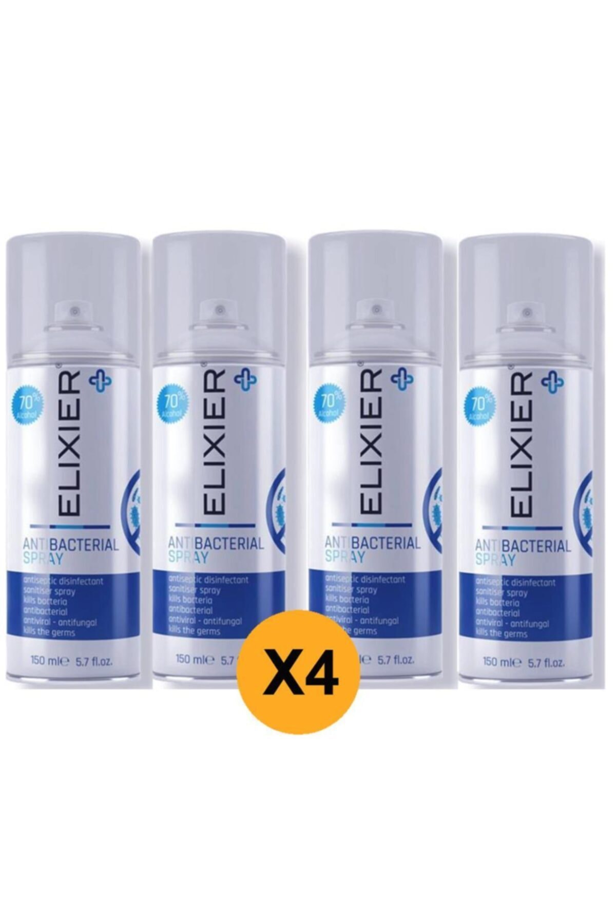 Elixier Elıxıer  Dezenfektan Sprey 150 ml - 4 Adet