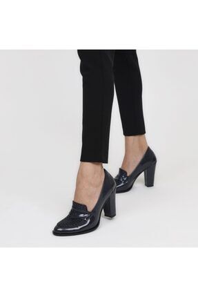 Kadın Lacivert Topuklu Ayakkabı TİSSY1