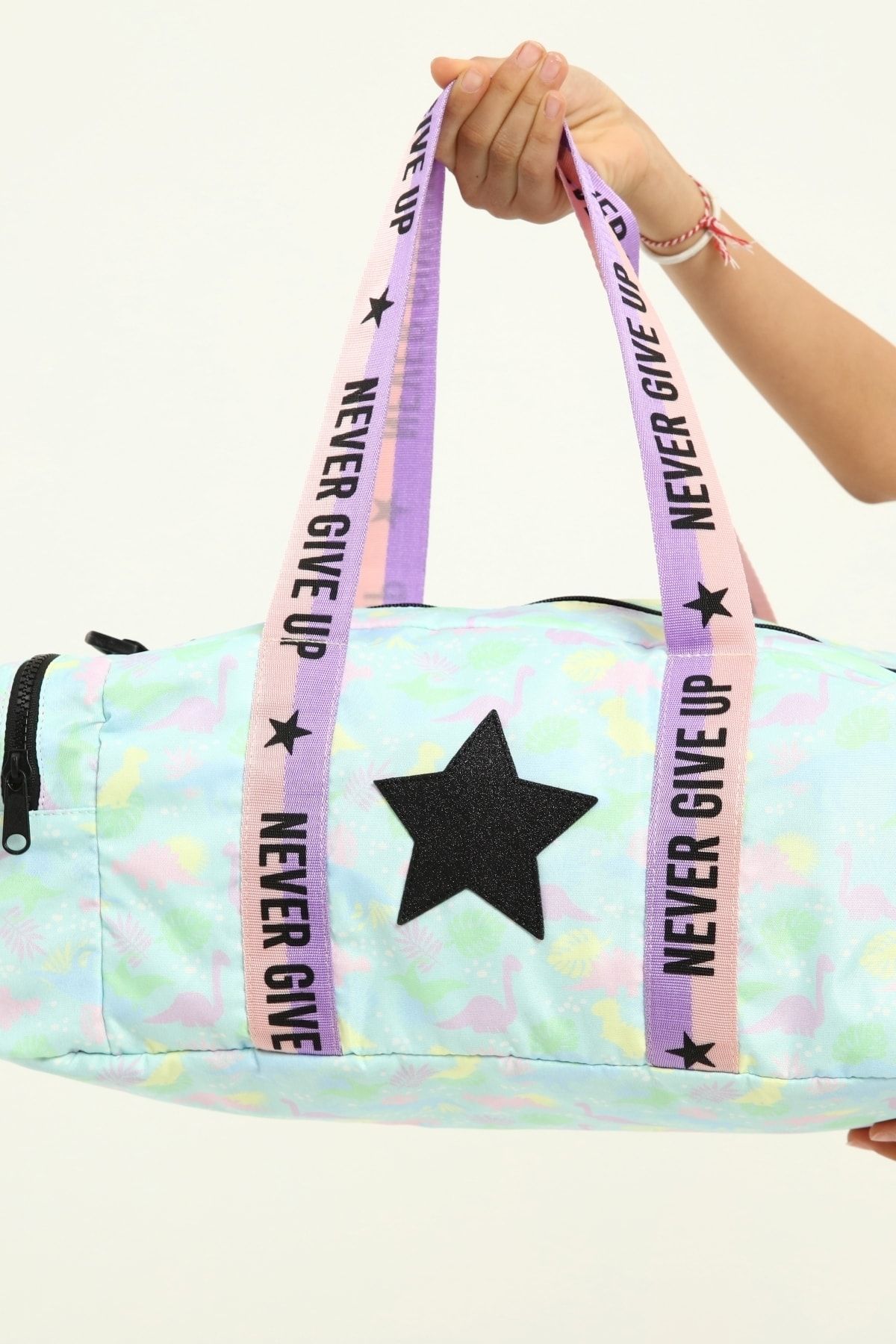 ICONE BAG Geantă Sport Imprimată Cu Stea Pentru Fetiță Icone Unisex - One Size