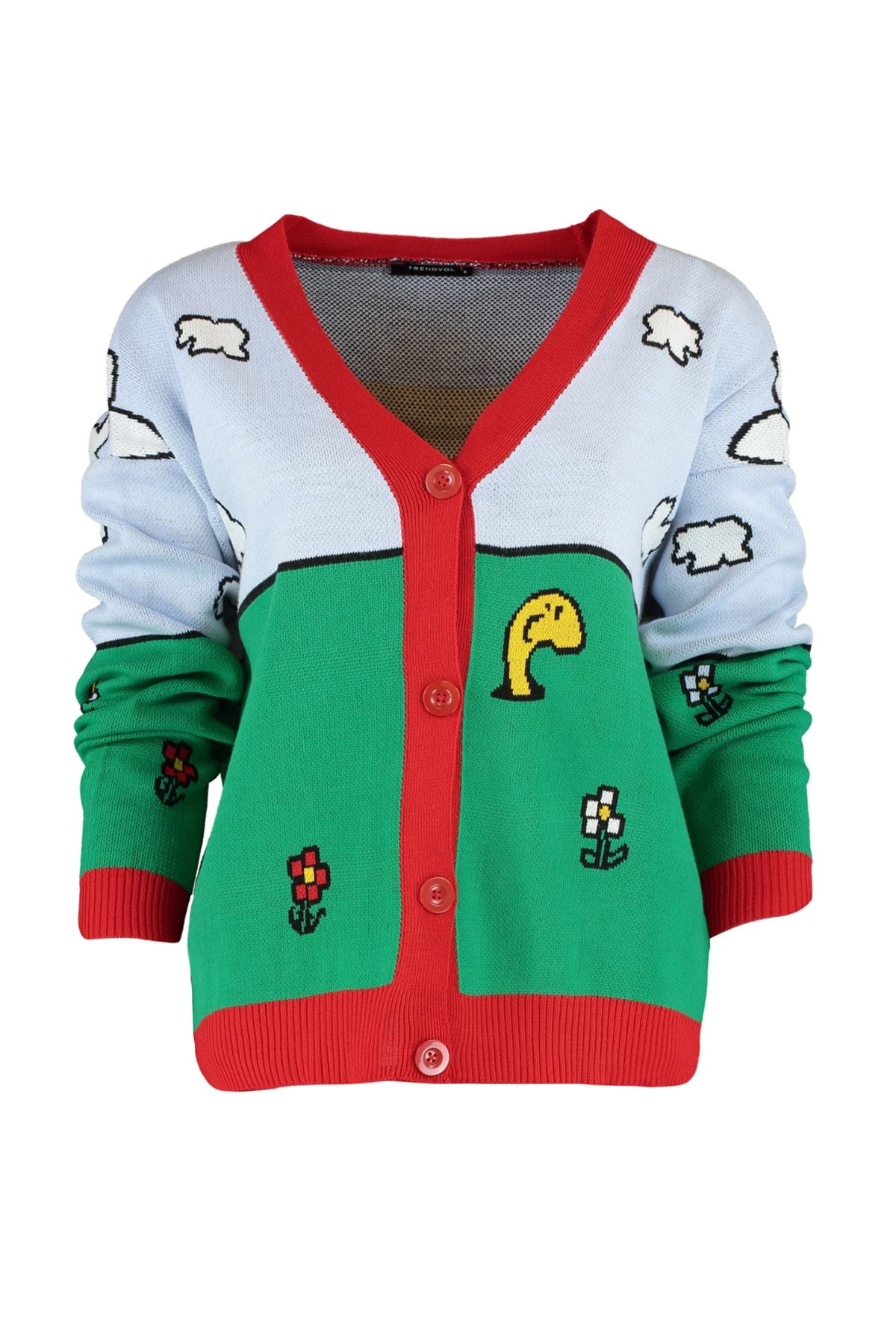 Trendyol Collection Cardigan Multicolor Regular fit Trendyol