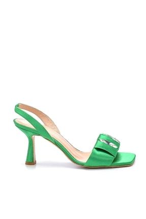 Nomı Yeşil Kadın Topuklu Sandalet 216303-R5412102