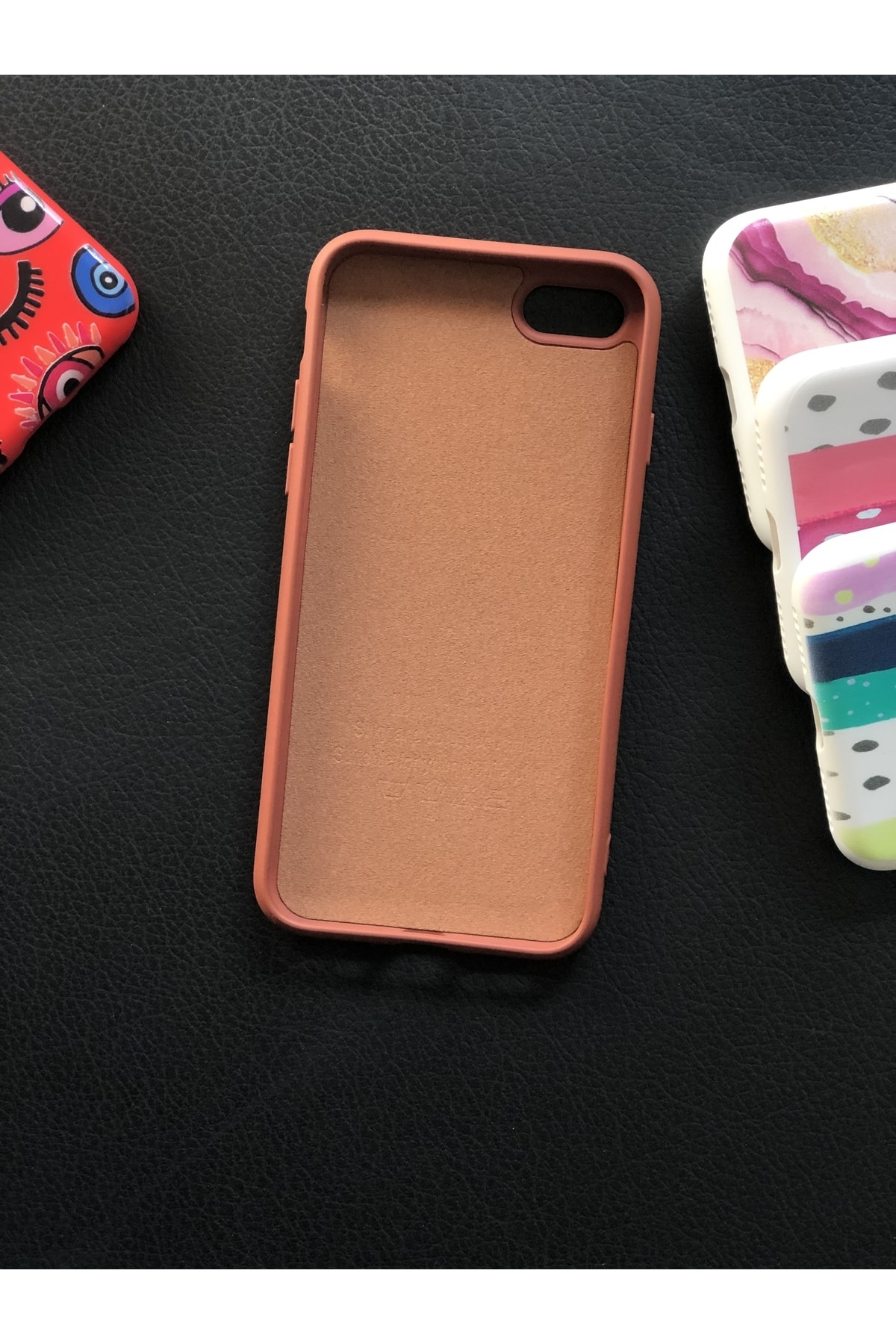 izzytech Iphone Se 2020/7/8 Lansman Kılıf Kahverengi Altı Kapalı Iç