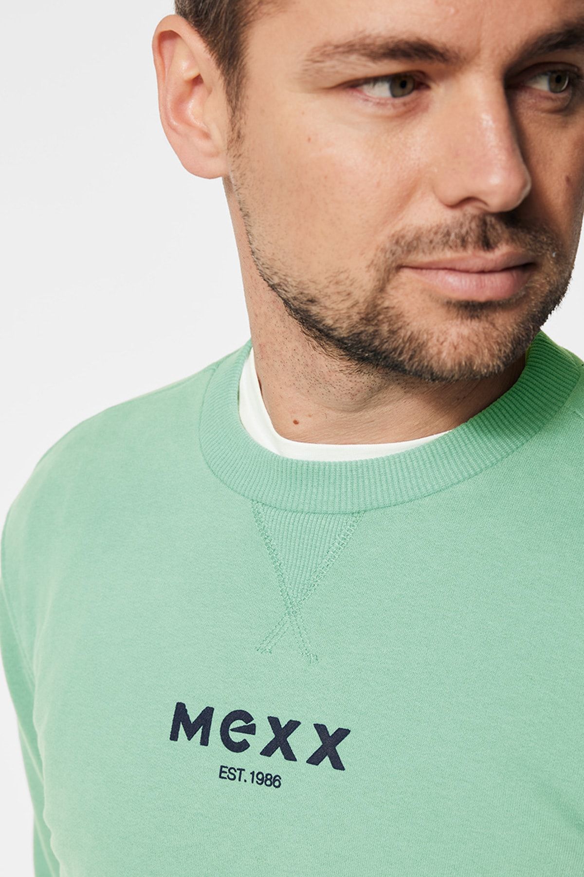 MEXX Sweatshirt Grün Regular Fit Fast ausverkauft FN8101