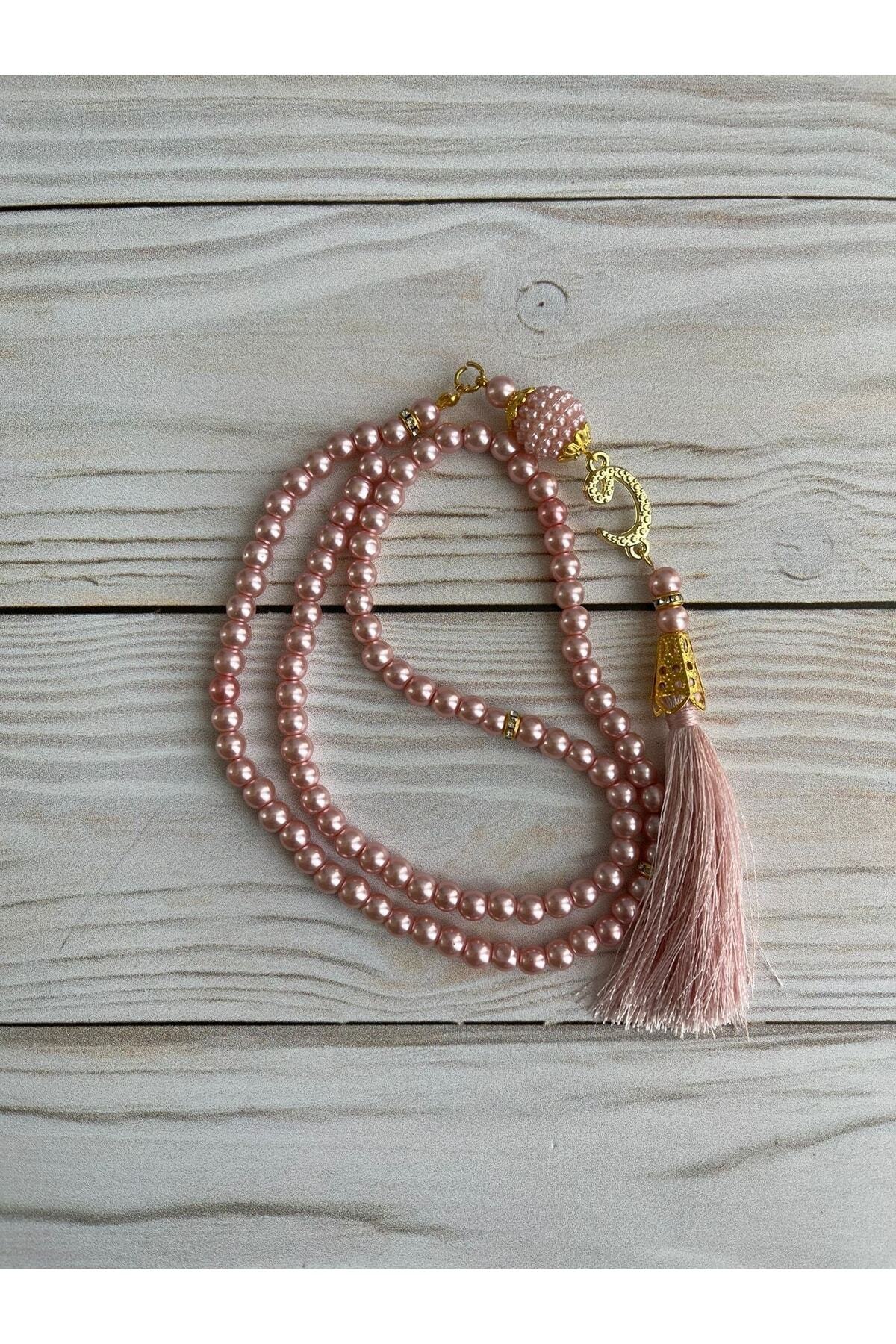 DuhaİslamiHediyelik-Luxury Laced Shawl Pearl Prayer Beads Dowry Bundle Home Concept 3