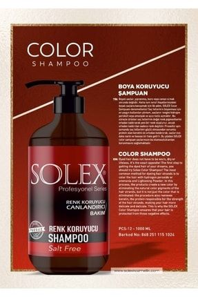 Profesyonel Renk Koruyucu Canlandırıcı Bakım Keratin Shampoo 1000ml boyalı saçlar