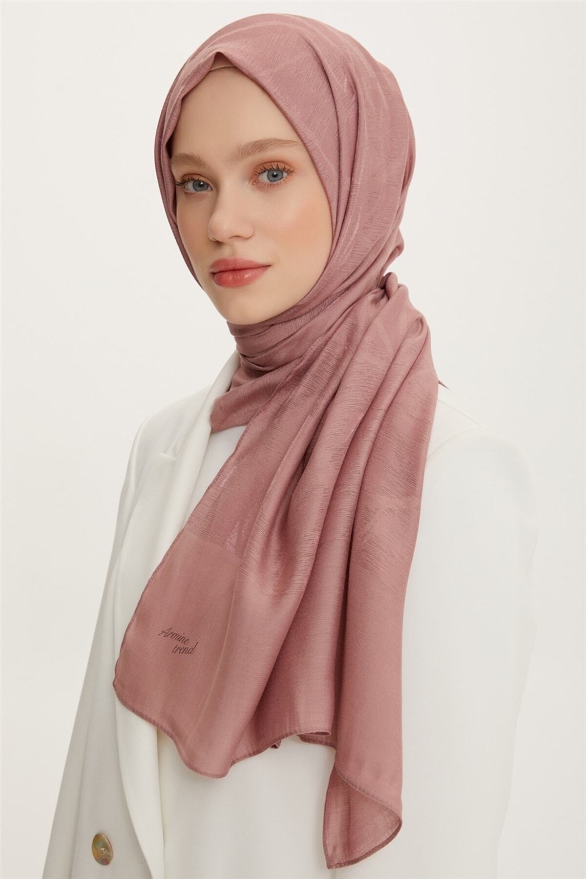 شال زنانه صورتی آرمینه | S00OA0444208 اورجینال - تصویر 2