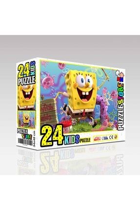 ® Sünger Bob - Sponge Bob (çocuk-eğitim-zeka-gelişim) 24 Parça 24PZZLE-041