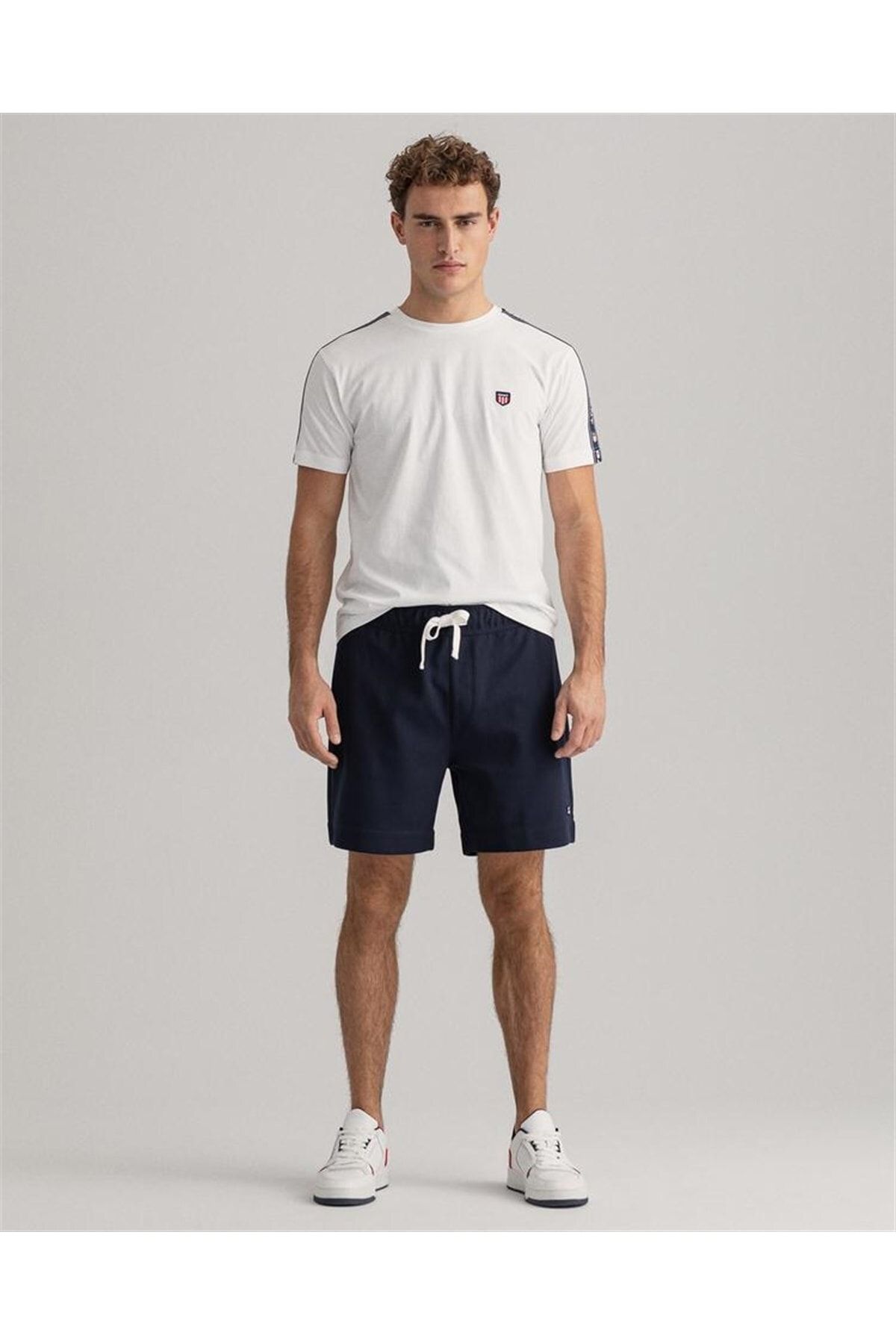 Gant Erkek Lacivert Regular Fit Şort