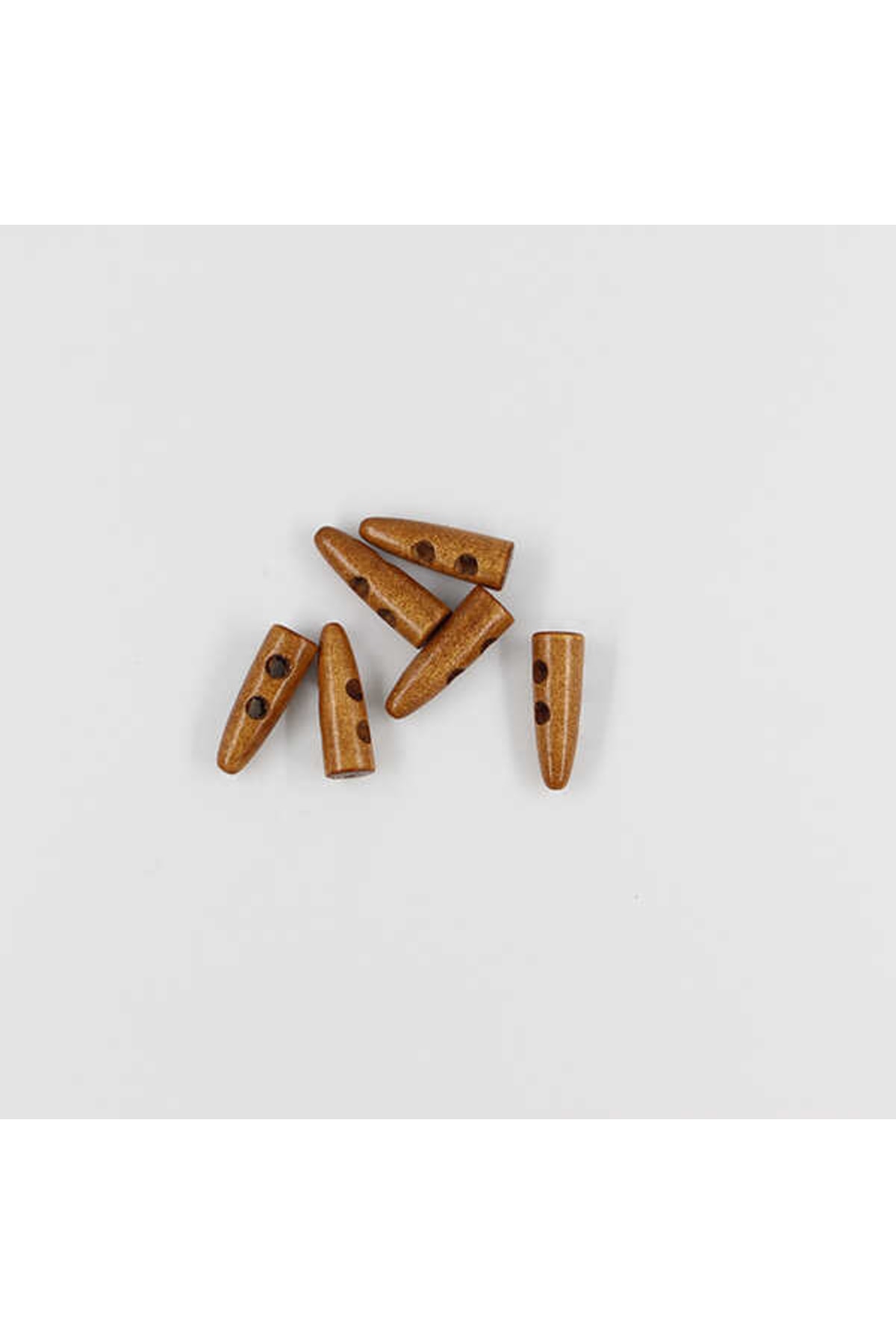 Pukka Ahşap Fildişi Çoban Düğme 6 Ad. 30mm-no:3