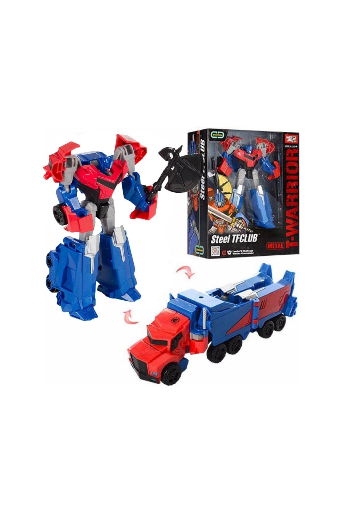 Retoys Transformers Optimus Prime Metal Gövdeli Arabaya Dönüşen Robot (ithal)
