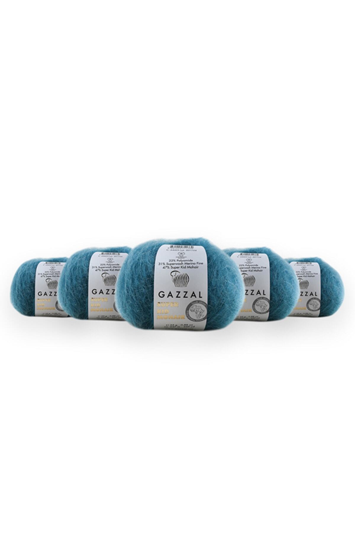 Super Kid Moss 25g 5-Pack 78% Wool-22% Pa Blended Natural Hand Knitting Rope Taka Yarn (64425)