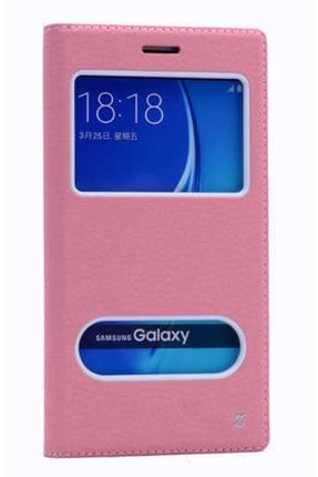 Samsung Galaxy J7 2016 Uyumlu Kılıf, Arama Pencereli Yüksek Kalite Mıknatıs Kapaklı Kılıf CS-CASEDLC2944