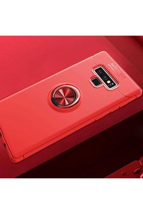 Samsung Galaxy Note 9 Uyumlu Kılıf Standlı Manyetik Yüzüklü Esnek Yumuşak Silikon Case CS-SRSRVL5558
