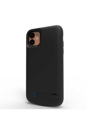 Iphone 11 Uyumlu Şarjlı Kılıf Batarya Kılıf Gizli Standlı (6000 Mah) Rechargeable Phone Case CS-BTTRY-CASE40