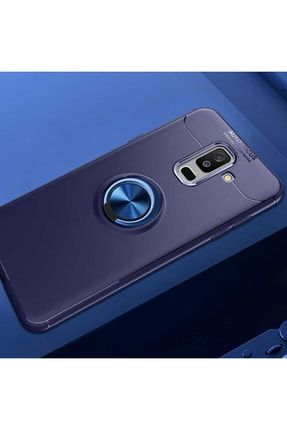 Samsung Galaxy A6 Plus 2018 Uyumlu Kılıf Standlı Manyetik Yüzüklü Esnek Yumuşak Silikon Case CS-SRSRVL5554