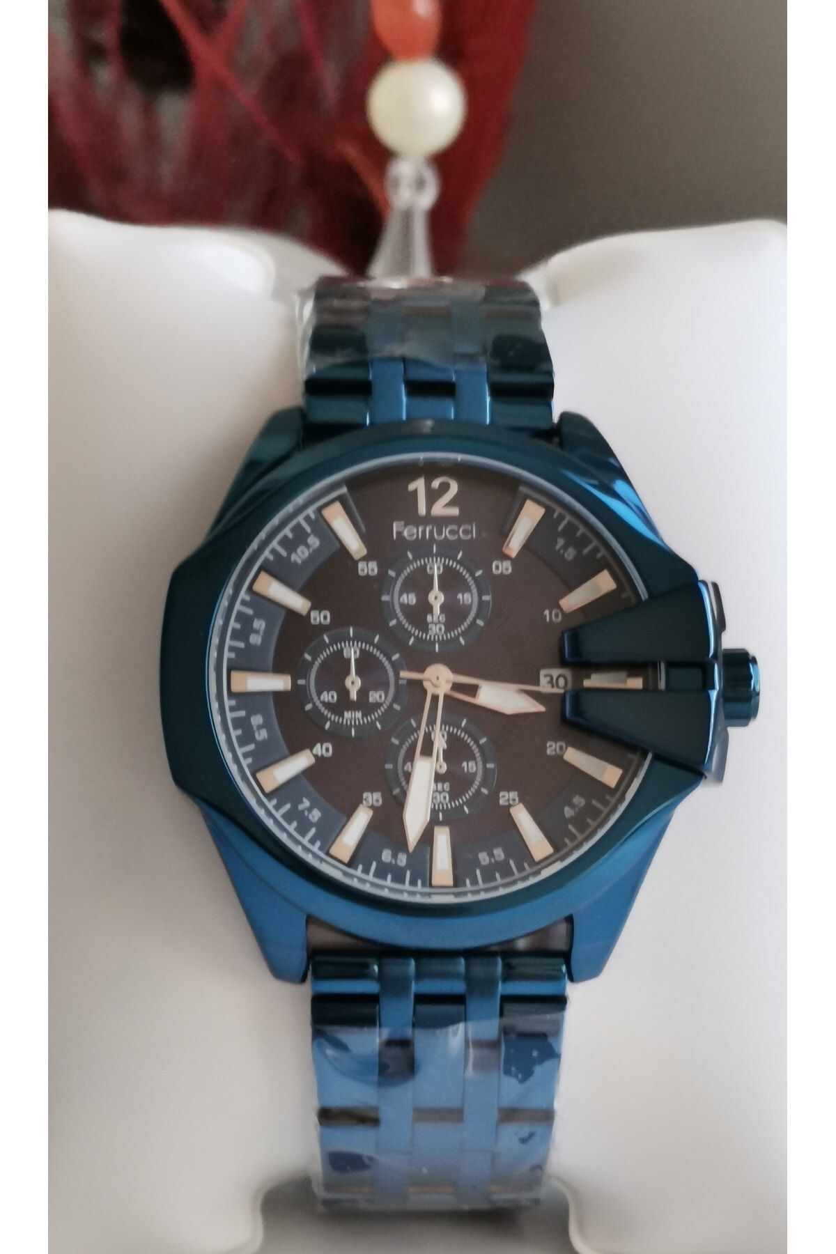 Ferrucci Steel Case 3 Atm Water Resistant Men s Wristwatch Trendyol