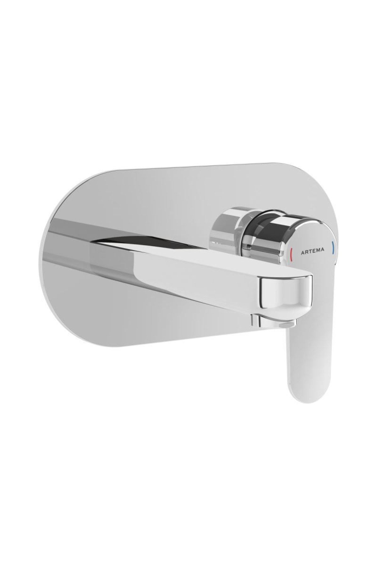 Artema-Root Round A42721 Built-in Sink Faucet Set, Chrome 2