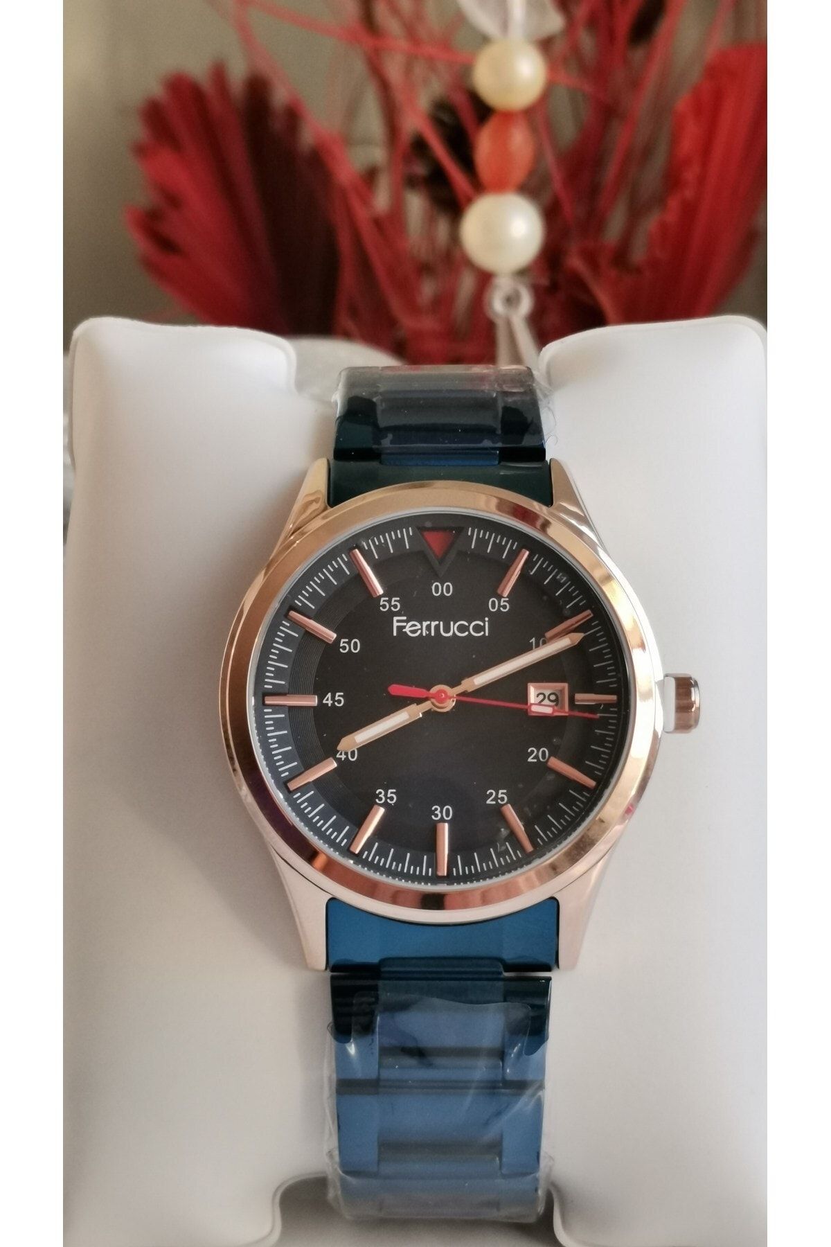 Ferrucci water resistant stainless steel case back hot sale