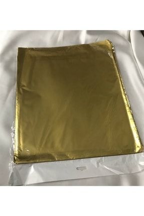 Gold Renkli Kalın Hediye Paketi Metalize Parlak Altın Poşet Bantlı 30x35 Cm - 1 Paket (50 ADET) SDFESDF23343ER