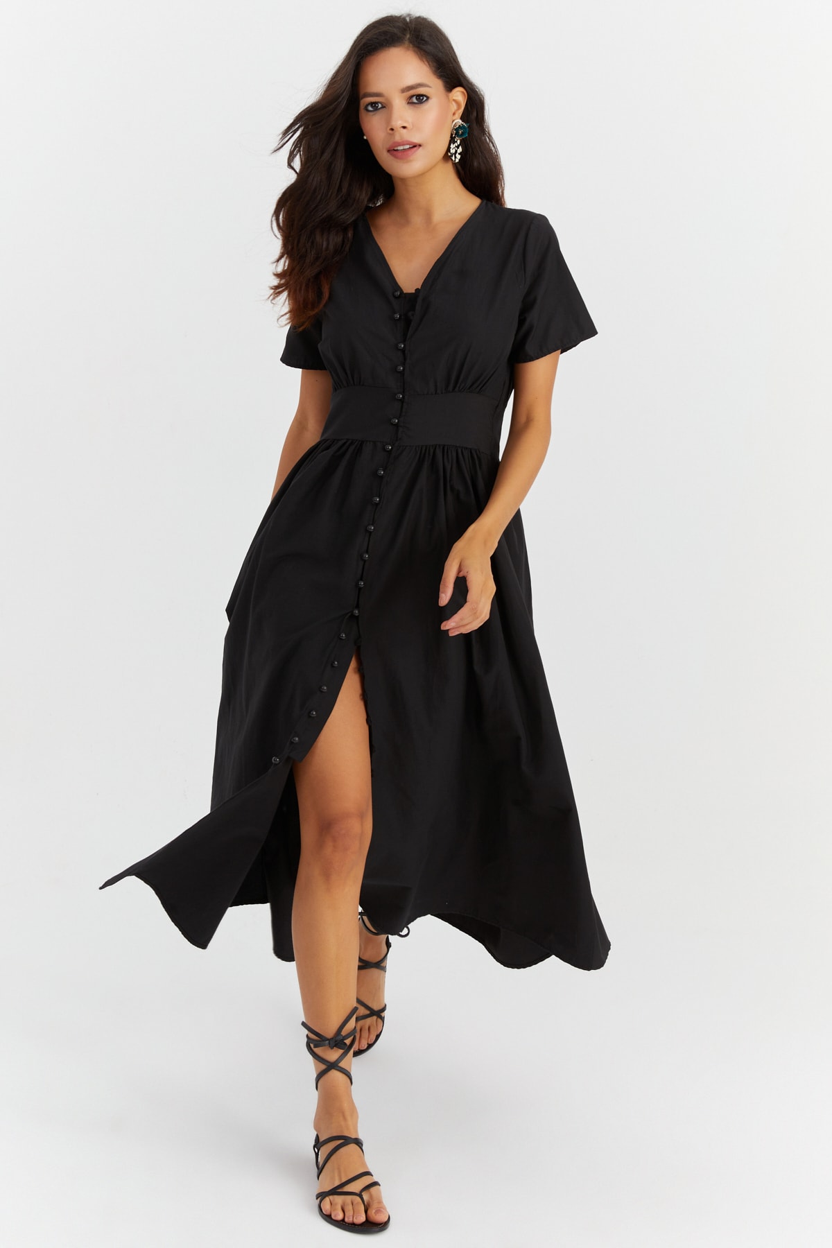 Cool & Sexy Kleid Schwarz Basic Fast ausverkauft