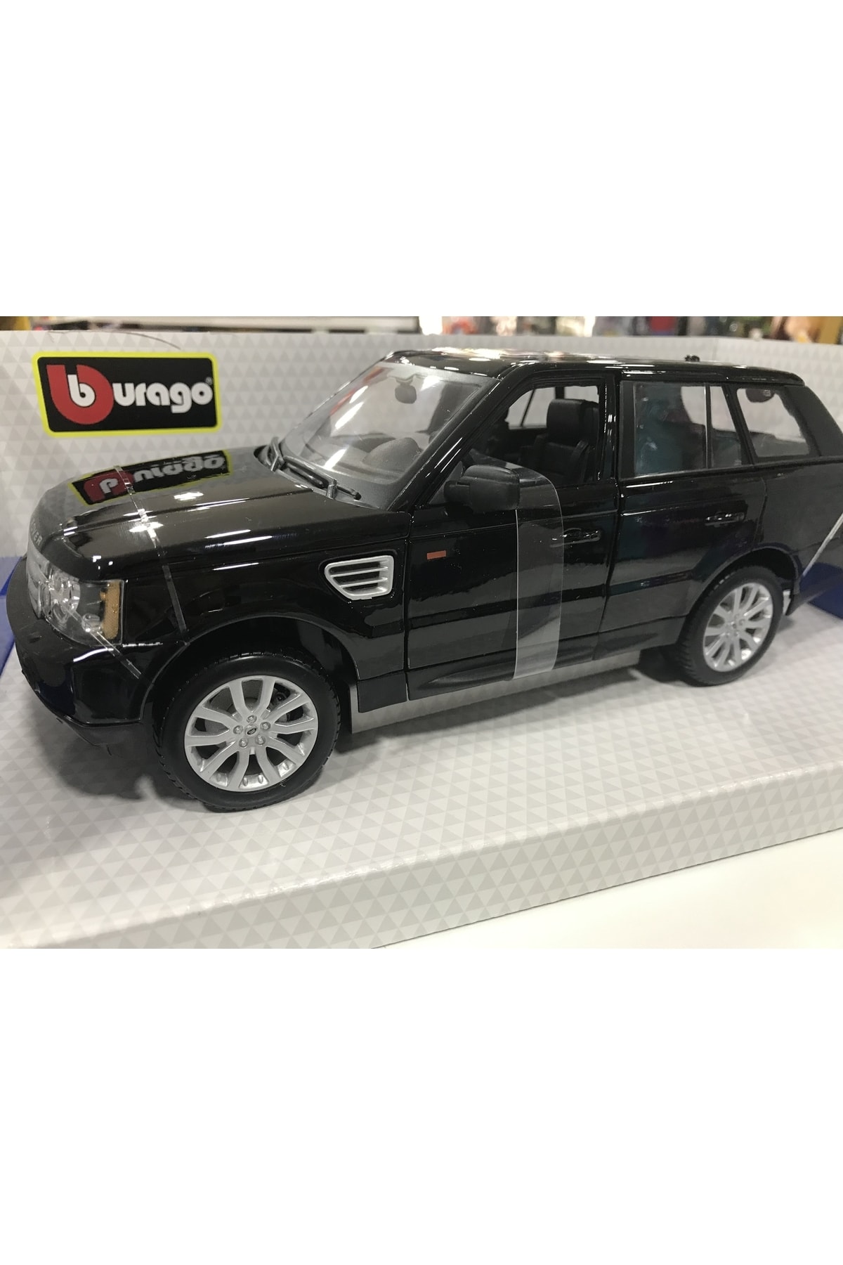 BBURAGO Range Rover Sport Siyah 1:18 Model Araba