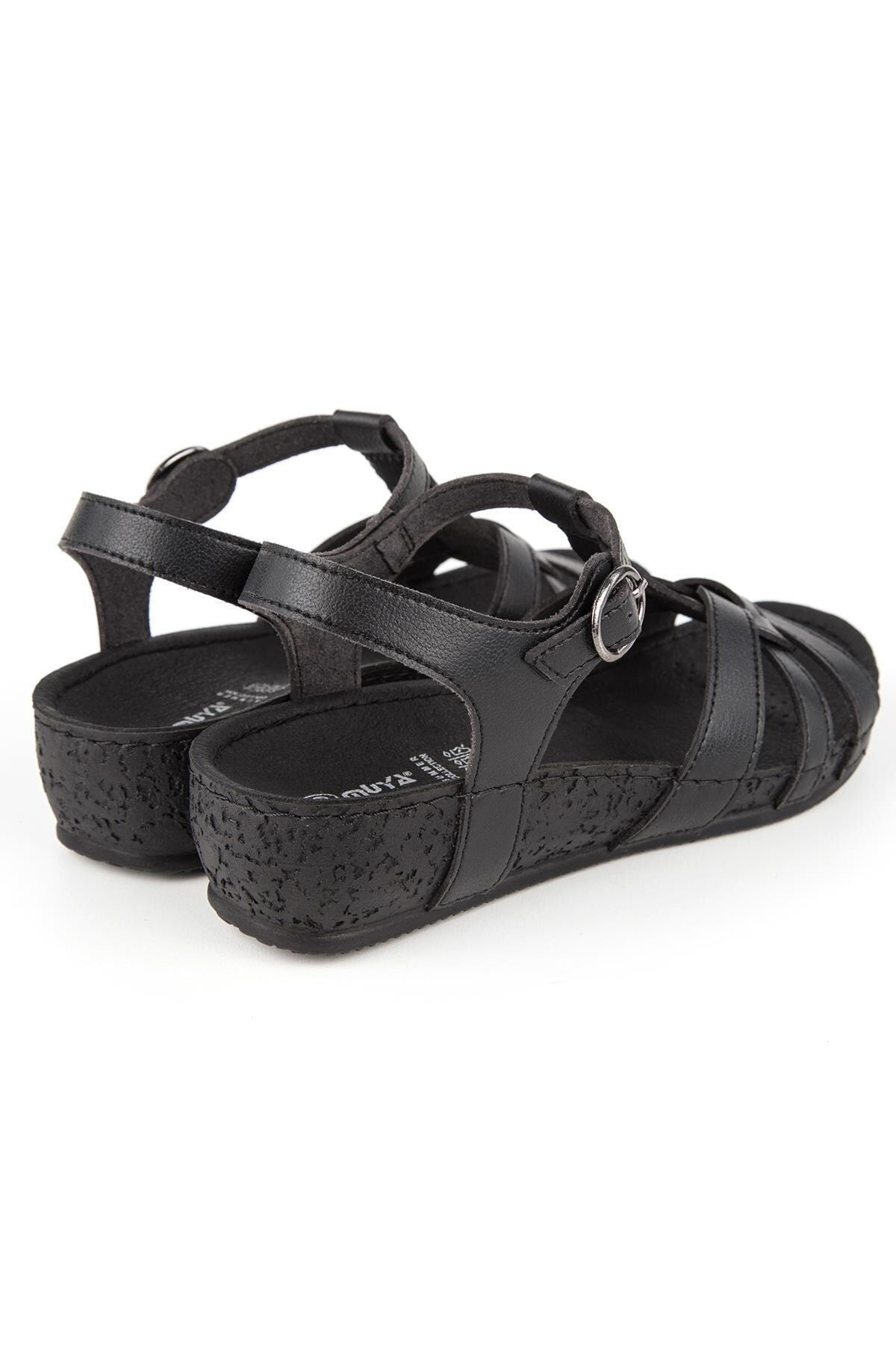 صندل زنانه مشکی Muya | MYRZNNTMKKDN اورجینال - تصویر 5