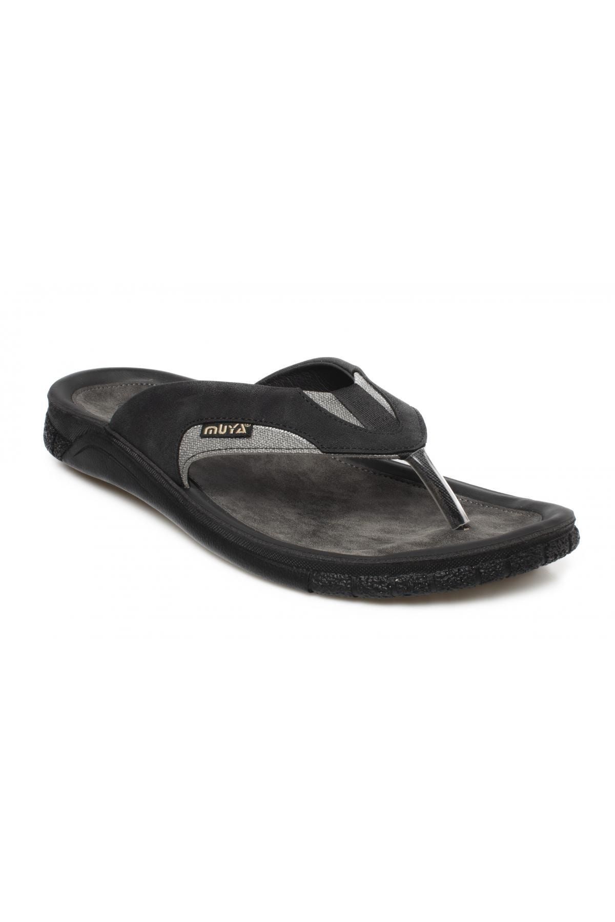 دمپایی سیاه مردانه 31314 M Astra Fingers Braye مشکی Slipper Muya